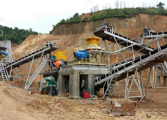 液壓圓錐破生產線