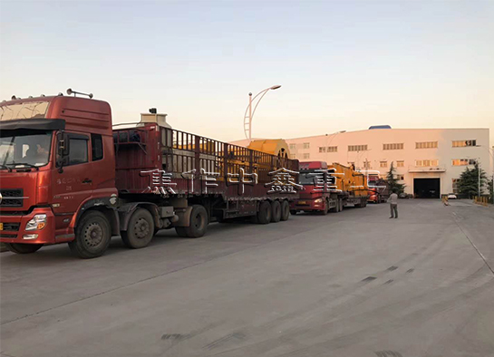 河卵石生產線發貨現場