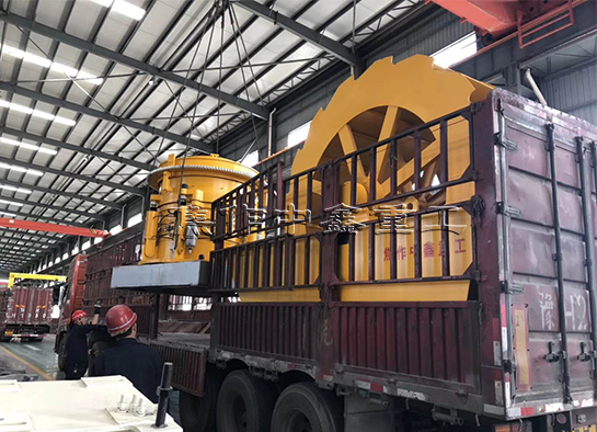 河卵石生產線發貨現場