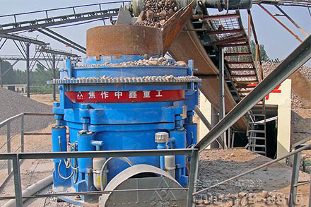 圓錐破碎機生產線